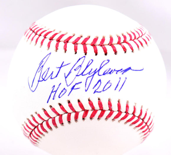 Bert Blyleven Autographed Rawlings OML Baseball w/ HOF- Beckett W Hologram *Blue Image 1