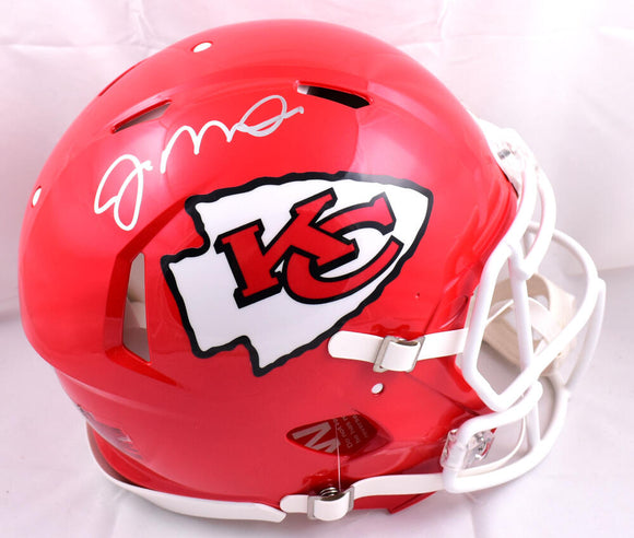 Joe Montana Autographed Kansas City Chiefs F/S Speed Authentic Helmet - Beckett Hologram *Silver Image 1