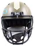 Jason Witten Autographed Dallas Cowboys F/S Salute to Service Speed Helmet- Beckett W Hologram *Blue Image 4