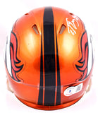 Ed McCaffrey Autographed Denver Broncos Flash Speed Mini Helmet- Beckett W Hologram *White Image 3
