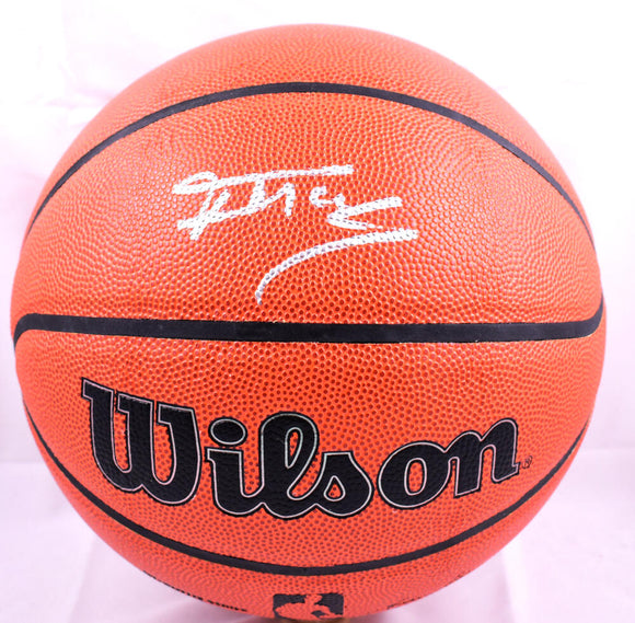 Tracy McGrady Autographed Official NBA Wilson Basketball-Beckett W Hologram *Silver Image 1