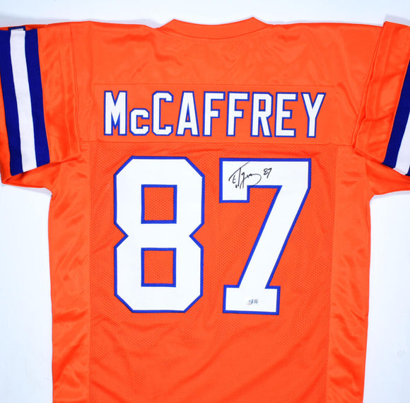 Denver Broncos Ed Mccaffrey Autographed Signed Inscribed Jersey Jsa Coa