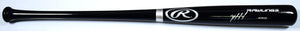 Yordan Alvarez Autographed Black Rawlings Pro Baseball Bat - JSA *Silver Image 1