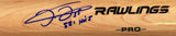 Frank Thomas Autographed Blonde Rawlings Pro Baseball Bat w/521 Hr's - Beckett W Hologram *Blue Image 2