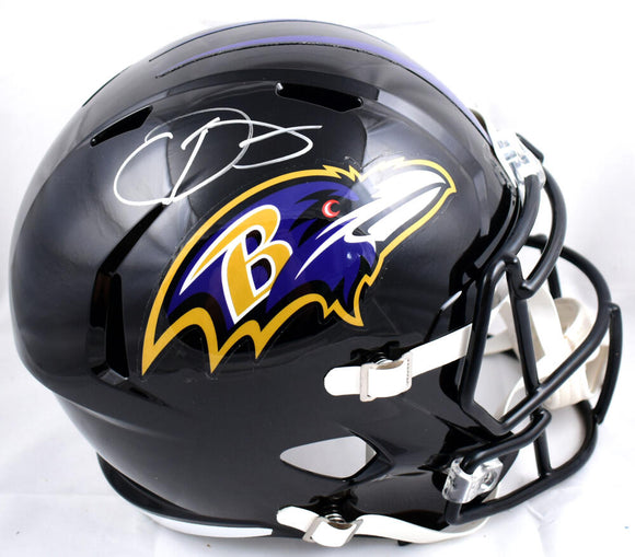 Odell Beckham Jr. Baltimore Ravens Autographed Riddell Speed Authentic Helmet