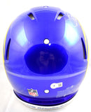 Odell Beckham Jr. Autographed Los Angeles Rams F/S 2020 Speed Authentic Helmet-Beckett W Hologram *White Image 3