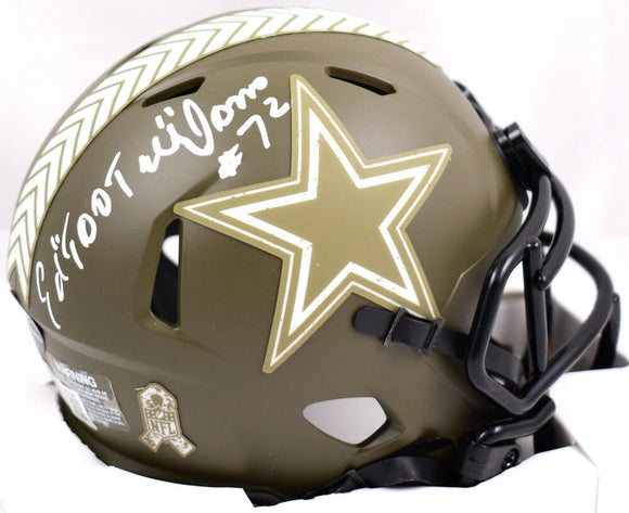 Riddell New Orleans Saints 2023 Salute to Service Speed Mini Helmet