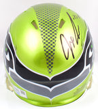 Jaxon Smith-Njigba Autographed Seattle Seahawks Flash Speed Mini Helmet- Fanatics *Black Image 3