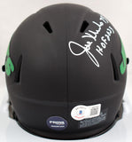Joe Klecko Autographed New York Jets Eclipse Speed Mini Helmet w/HOF-Beckett W Hologram *White Image 3