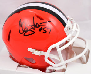 Clay Matthews Autographed Cleveland Browns 75-05 Speed Mini Helmet- Pr –  The Jersey Source