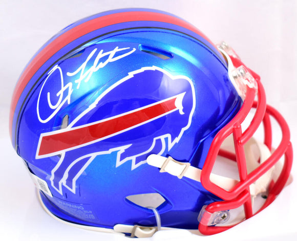 Doug Flutie Autographed Buffalo Bills Flash Speed Mini Helmet-Beckett W Hologram *White Image 1