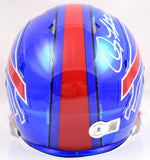 Doug Flutie Autographed Buffalo Bills Flash Speed Mini Helmet-Beckett W Hologram *White Image 3