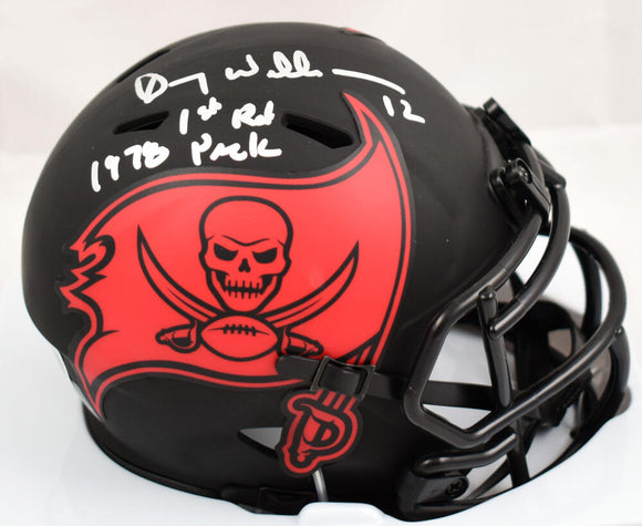 Doug Williams Autographed Tampa Bay Buccaneers Eclipse Speed Mini Helmet w/1st Pick- Beckett W Hologram *Silver Image 1
