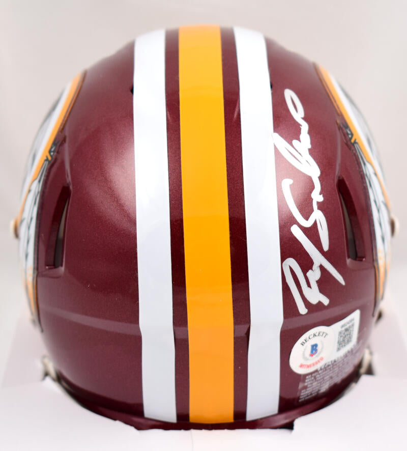 Ricky Sanders Autographed Washington Speed Mini Helmet w/HTTR- Beckett –  The Jersey Source