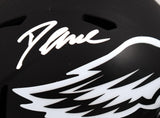 D'Andre Swift Autographed Philadelphia Eagles Eclipse Speed Mini Helmet-Beckett W Hologram *Silver Image 2