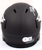 D'Andre Swift Autographed Philadelphia Eagles Eclipse Speed Mini Helmet-Beckett W Hologram *Silver Image 3