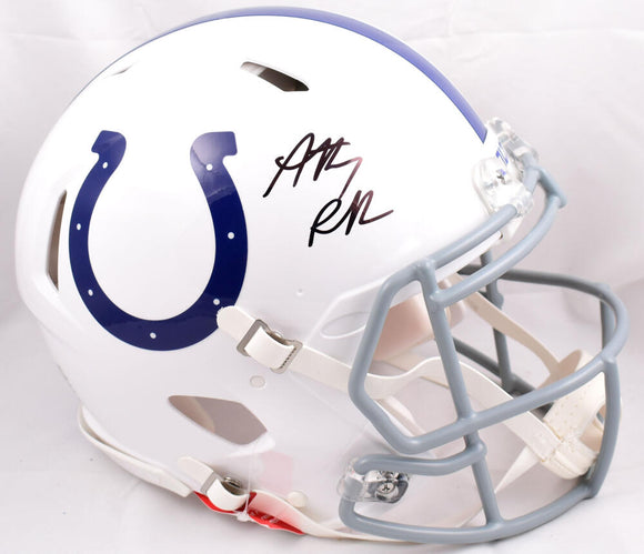 Anthony Richardson Autographed Indianapolis Colts F/S Speed Authentic Helmet - Fanatics *Black Image 1