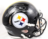 Hines Ward Autographed Steelers F/S Speed Authentic Helmet w/SB MVP- Beckett W Hologram *Silver Image 1