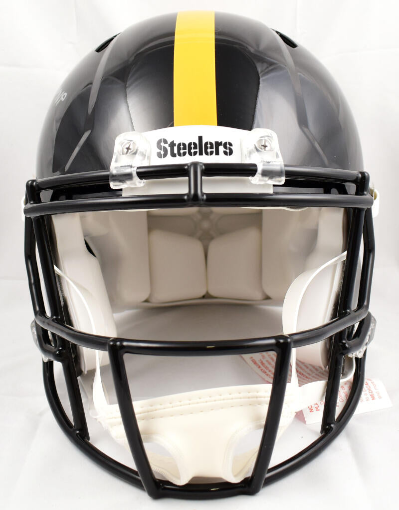 AUTOGRAPHED PITTSBURGH STEELERS FS REP HELMET 9