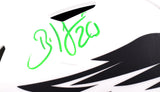 Brian Dawkins Autographed Eagles F/S Lunar Speed Flex Helmet- Beckett W Hologram *Green Image 2