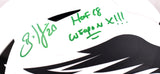 Brian Dawkins Autographed Eagles F/S Lunar Speed Flex Helmet w/2 Inscriptions- Beckett W Hologram *Green Image 2