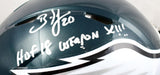 Brian Dawkins Autographed Eagles F/S Speed Authentic Helmet w/2 inscriptions- Beckett W Hologram *Silver Image 2