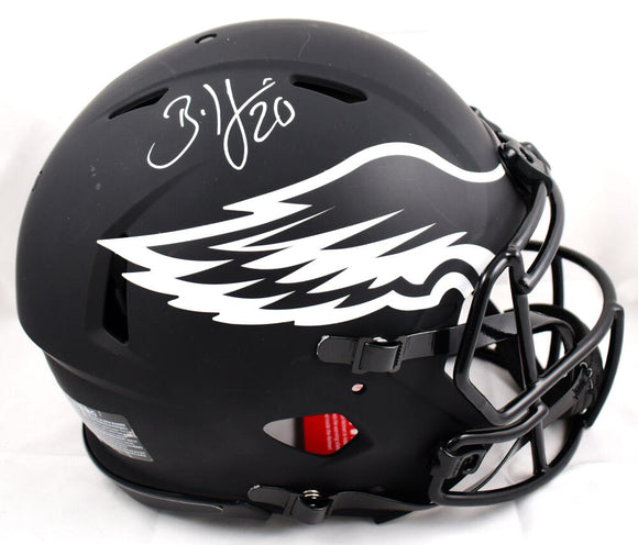 Brian Dawkins Autographed Eagles F/S Eclipse Speed Authentic Helmet- Beckett W Hologram *White Image 1