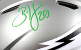 Brian Dawkins Autographed Eagles F/S Flash Speed Authentic Helmet- Beckett W Hologram *Green Image 2