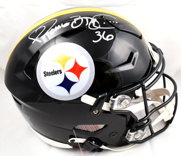 Jerome Bettis Autographed Pittsburgh Steelers F/S Speed Flex Helmet-Beckett W Hologram *Silver Image 1