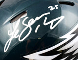 LeSean McCoy Autographed F/S Philadelphia Eagles Speed Authentic Helmet- Beckett W Hologram *Silver Image 2