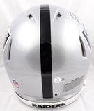 Josh Jacobs Autographed Las Vegas Raiders F/S Speed Authentic Helmet #8- Beckett W Hologram *Black Image 3