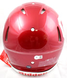 Roy Williams Autographed Oklahoma Sooners F/S Speed Authentic Helmet w/2 Inscriptions- Beckett W Hologram *White Image 3