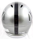 Josh Jacobs Autographed Las Vegas Raiders F/S Flash Speed Helmet #8- Beckett W Hologram *White Image 3