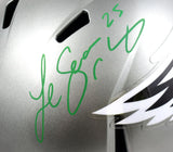 LeSean McCoy Autographed F/S Philadelphia Eagles Flash Speed Helmet- Beckett W Hologram *Green Image 2