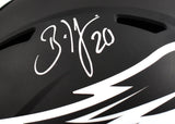 Brian Dawkins Autographed Eagles F/S Eclipse Speed Helmet- Beckett W Hologram *White Image 2
