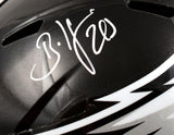 Brian Dawkins Autographed Eagles F/S Alternate Speed Helmet- Beckett W Hologram *White Image 2