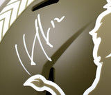 Hendon Hooker Autographed Detroit Lions F/S Salute to Service Speed Helmet - Beckett W Hologram *White Image 2