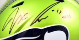 Jaxon Smith-Njigba Autographed Seattle Seahawks F/S Flash Speed Helmet- Fanatics*Black Image 2