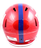 Jalin Hyatt Autographed New York Giants F/S Flash Speed Helmet- Beckett W Hologram *White Image 3