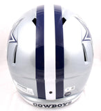 Drew Pearson Autographed Dallas Cowboys F/S Speed Helmet w/ HOF- Beckett W Hologram *Black Image 3
