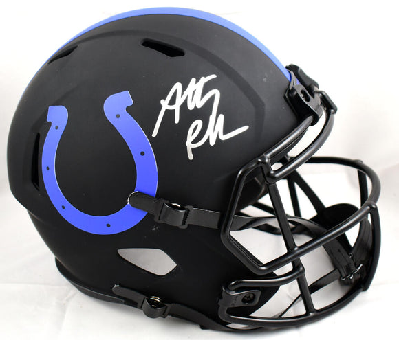 Anthony Richardson Autographed Indianapolis Colts F/S Eclipse Speed Helmet - Fanatics *Silver Image 1