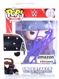 Undertaker Autographed WWE Funko Pop Figurine #81- Beckett W Hologram *Purple Image 1