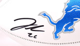 Jahmyr Gibbs Autographed Detroit Lions Logo Football - Fanatics *Black Image 2