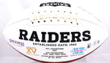 Josh Jacobs Autographed Las Vegas Raiders Logo Football-Beckett W Hologram *Black Image 3