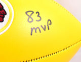 Joe Theismann Autographed Washington Yellow Logo Football w/83 MVP-Beckett W Hologram  Image 2