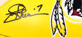 Joe Theismann Autographed Washington Yellow Logo Football w/83 MVP-Beckett W Hologram  Image 3