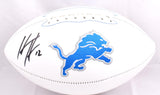 Hendon Hooker Autographed Detroit Lions Logo Football-Beckett W Hologram *Black Image 1