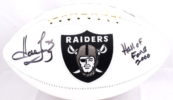 Howie Long Autographed Raiders Logo Football w/HOF- Beckett W Hologram *Black Image 1