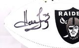 Howie Long Autographed Raiders Logo Football w/HOF- Beckett W Hologram *Black Image 3