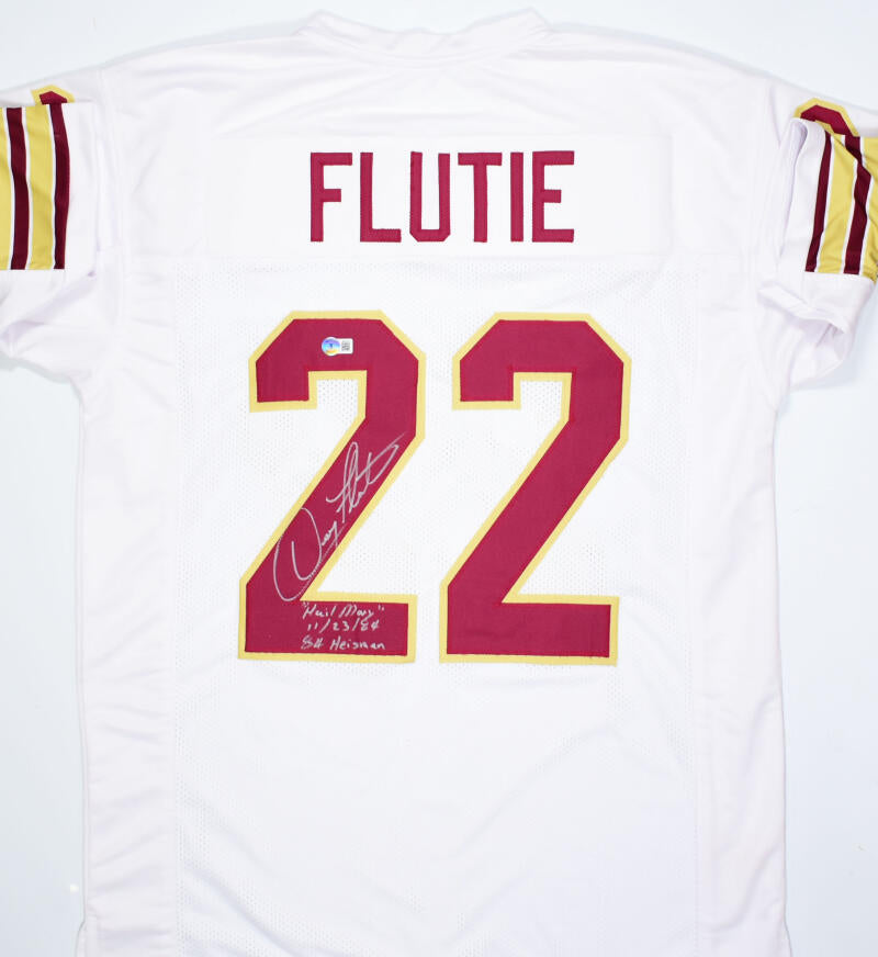 Doug Flutie Autographed Signed Jersey - College - Beckett